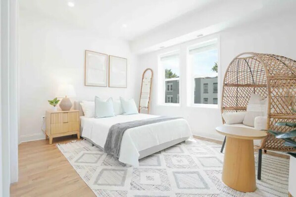 2 chambres, accès au Wi-Fi (inclus), literie fournie