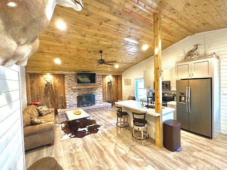 Living area. Double T Ranch House
