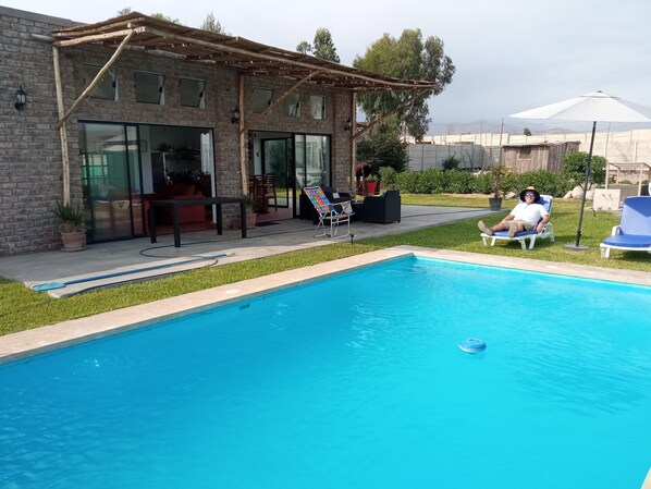 Alberca al aire libre 