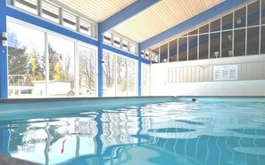 Indoor pool, a heated pool