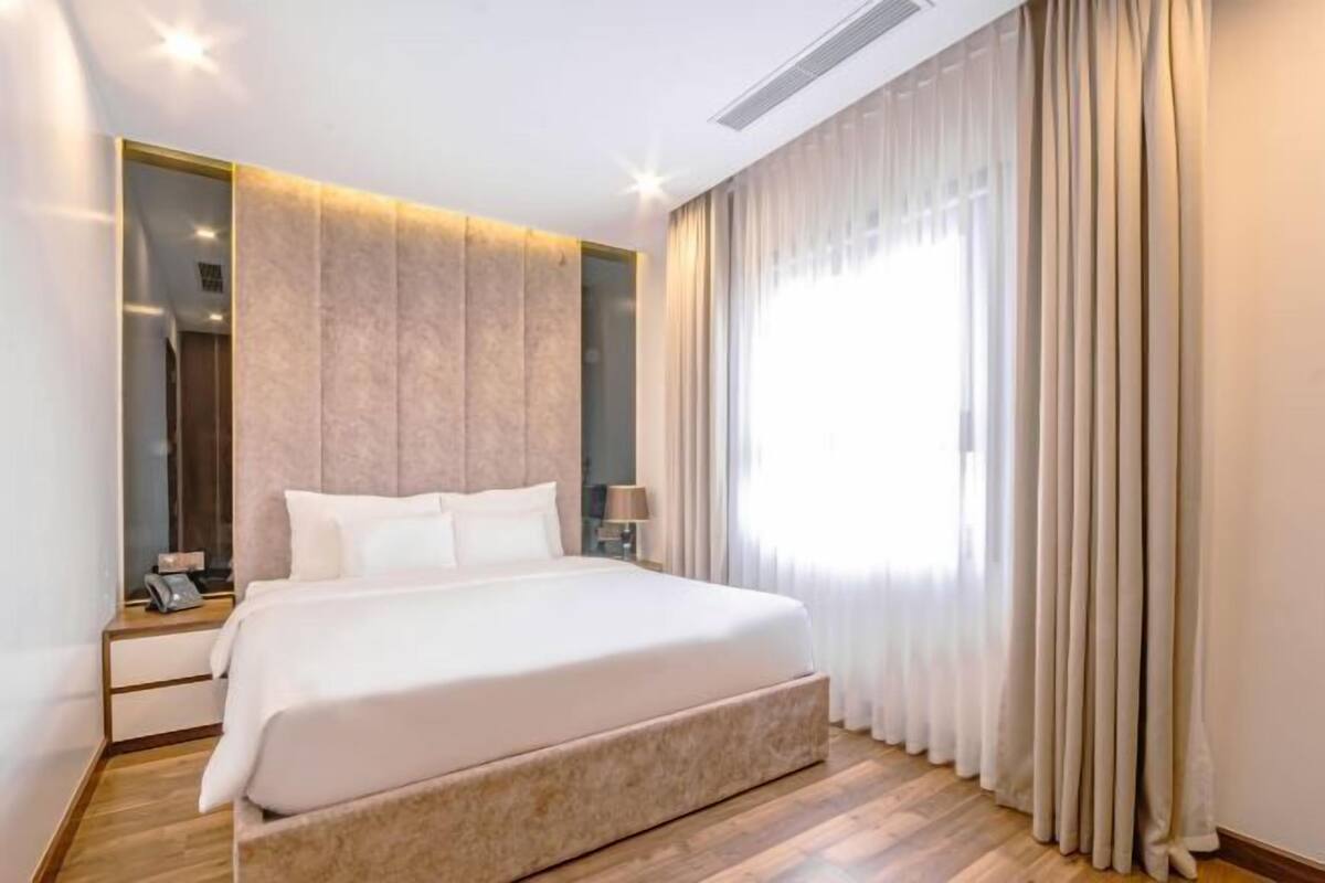 1 Schlafzimmer, hochwertige Bettwaren, Minibar, Zimmersafe
