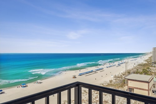 Breathtaking views! 1 BR Gulf front condo w/2 pools on relaxing east side of PCB