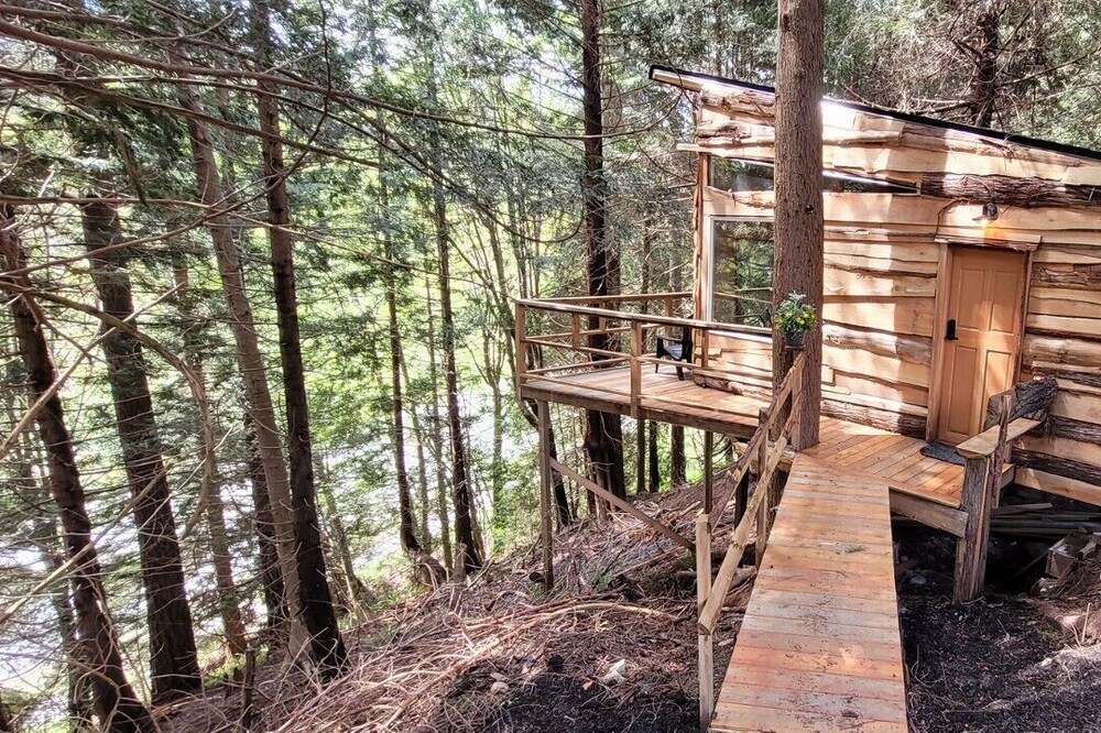 Cozy cabin in the woods minutes from ferry