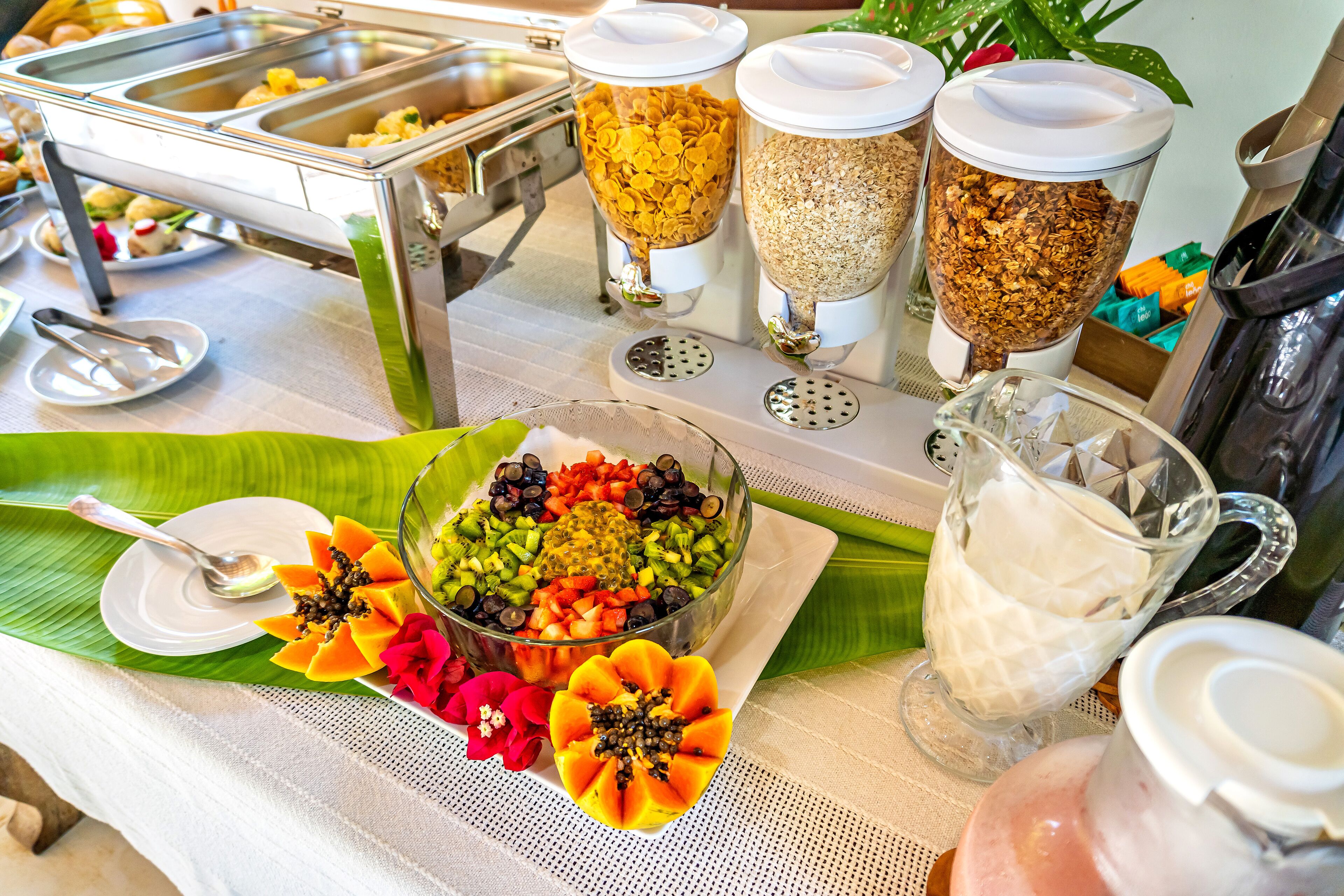 Frokostbuffé er inkludert hver dag