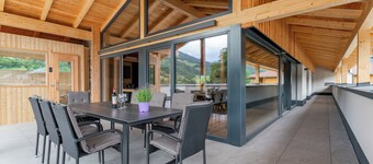 Penthouse with roof terrace, sauna, near slopes