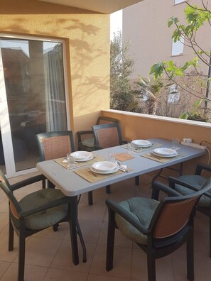 Opções para refeição ao ar livre