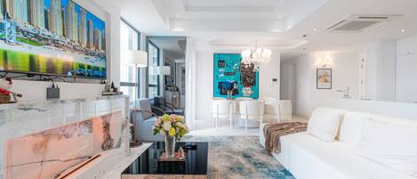 Smart TV, video games, ping pong, books