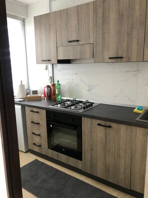 Fridge, dishwasher, electric kettle