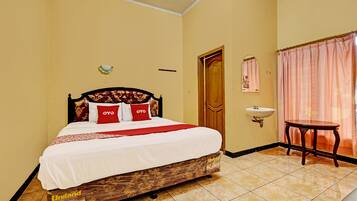 Kamar Double Deluks | Wi-Fi gratis dan seprai linen