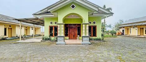 Fassade der Unterkunft