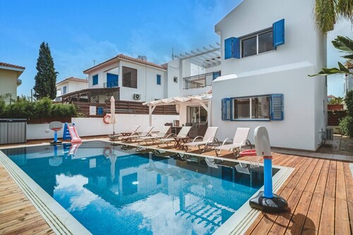 SunnyVillas:3BR Villa*Private Pool*Walk Beach*AN4