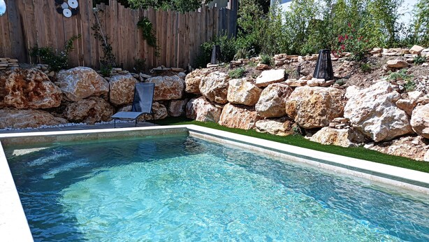 Outdoor pool - Near Uzes Mons Villa new private pool, Air conditioned Web. ecrin de samuel (Uzès)