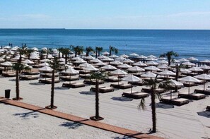 Private beach