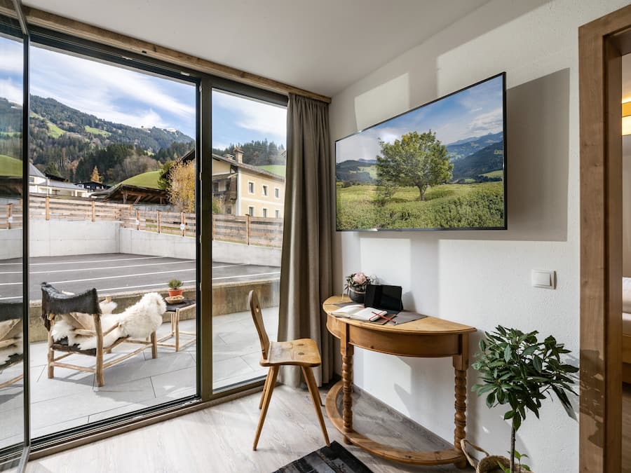 Apartamento familiar, 2 habitaciones, vistas al patio | Vistas desde la habitación