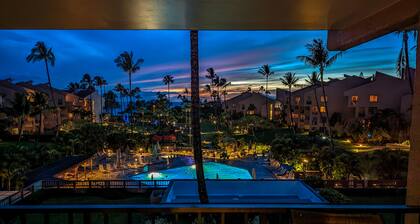 Kamaole Sands 5307 condo with ocean view. Updated in November 2024. Split AC.