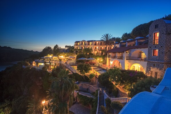 Façana frontal de l'allotjament