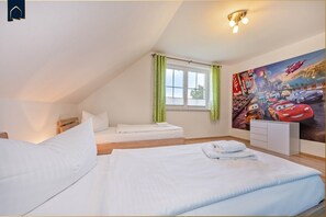 3 chambres, fer et planche Ă repasser, Wi-Fi gratuit
