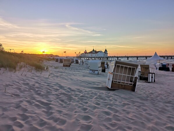 Na praia