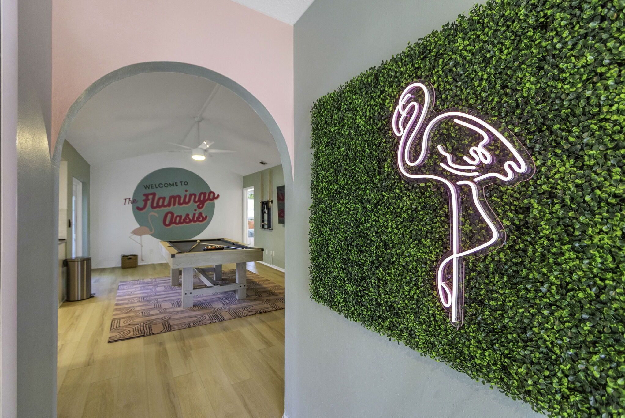 Bowling, Heated Pool, Hot Tub | The Flamingo Oasis