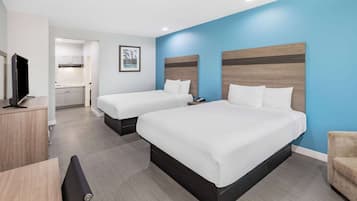 Suite, 2 Double Beds, Accessible, Non Smoking (Hearing)