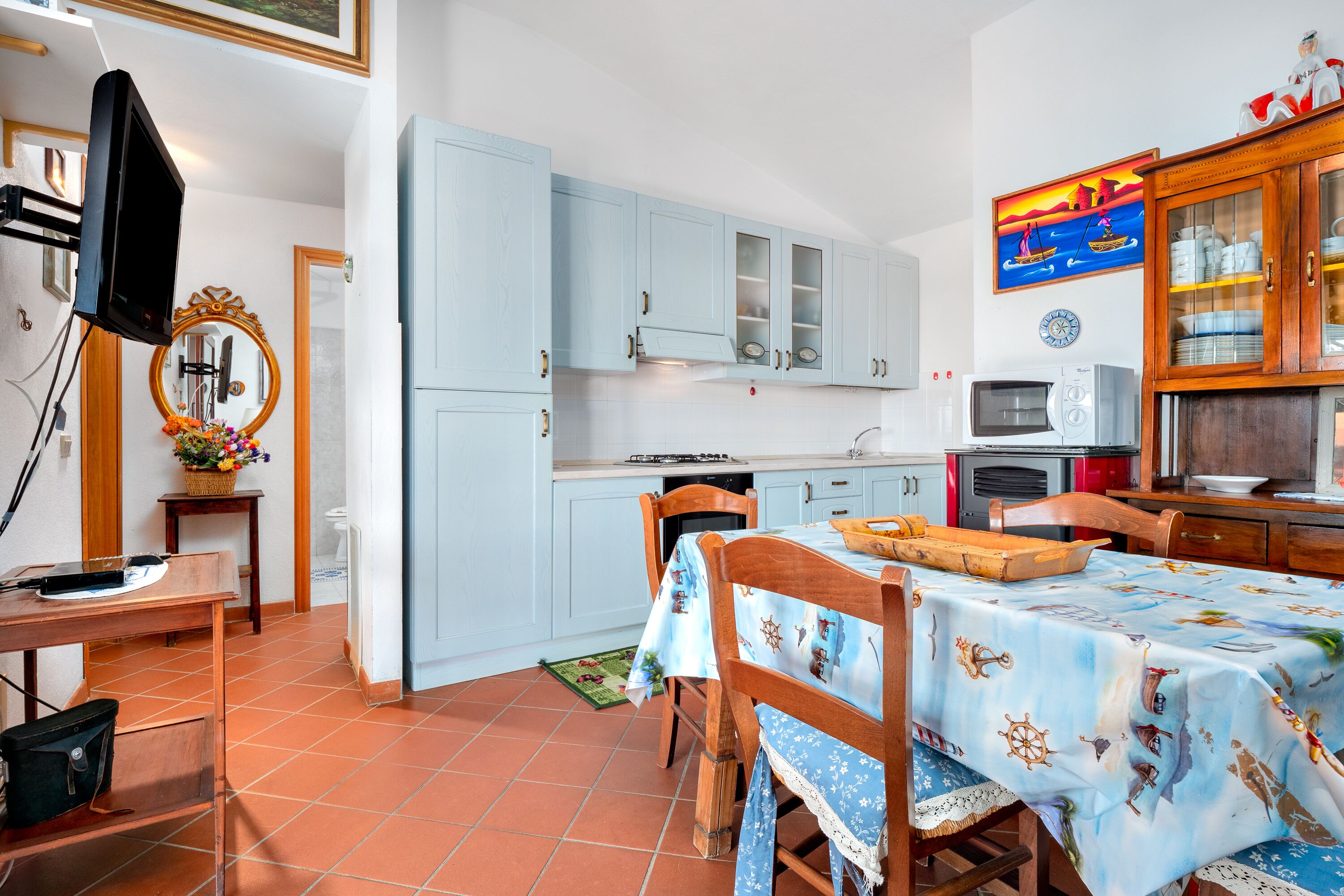 Holiday Home 'Villa San Teodoro' with Sea View, Wi-Fi and Air Conditioning