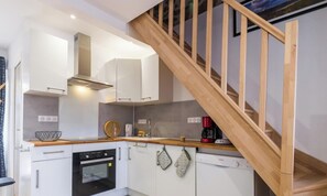 Fridge, microwave, dishwasher, freezer