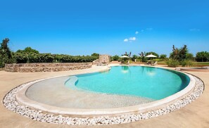 Seasonal outdoor pool - 3256 Masseria Sant`eleuterio - Camera Economy (Collepasso)