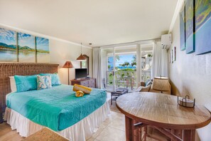 Iron/ironing board, free WiFi, bed sheets - Islander on the Beach 201 Ocean & Garden Views | Studio with AC (Kapaa)