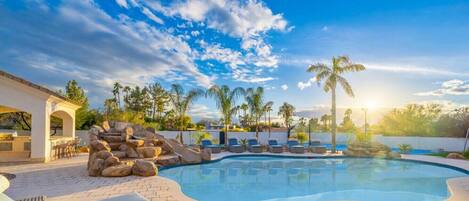 Una piscina climatizada