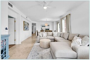 Living area - Seaside At Anastasia A101 Ground Floor Corner Unit (St. Augustine Beach)