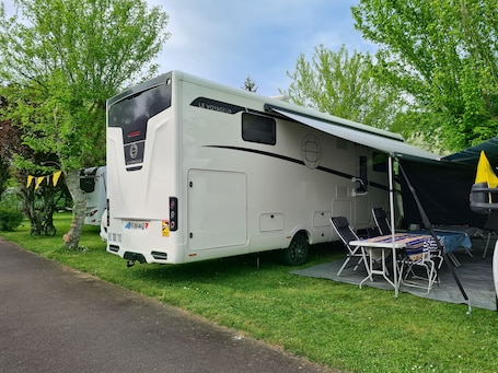 Property grounds. Electrified Camping Pitch