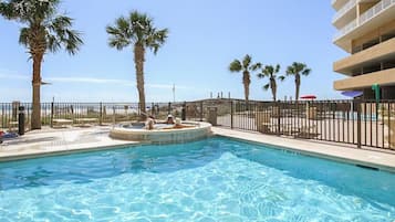 Indoor pool, outdoor pool