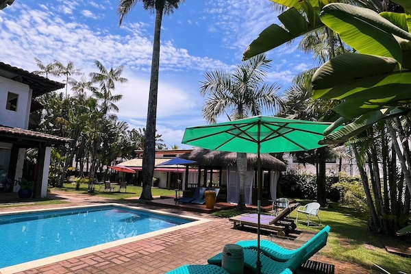 Outdoor pool, open 10:00 AM to 10:00 PM, pool loungers