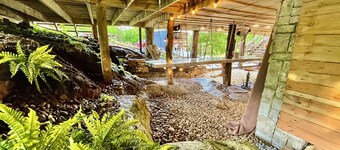 “Twin Timbers” 11 bdrm,sleeps 38! hotubs, docks, 3 firepits, sxs, optional boats