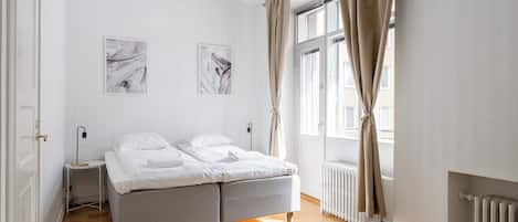 Exclusief appartement | 2 slaapkamers, hypoallergeen beddengoed, individueel gedecoreerd