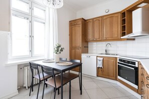 Private kitchen - Historical 2BR Apartment with Sauna & Great Location (Tampere)