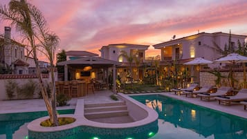 Front of property – evening/night