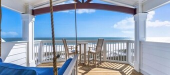 New 7BR/7BA Beachfront House with private heated POOL, Views from every room