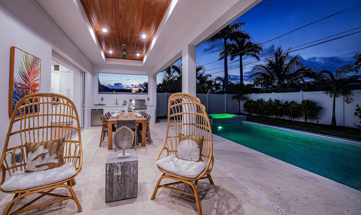 Photo 49 of Coastal Modern 4-Bed Home with Pool & Outdoor Kitchen
