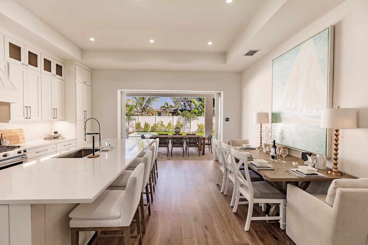 Photo 25 of Coastal Modern 4-Bed Home with Pool & Outdoor Kitchen