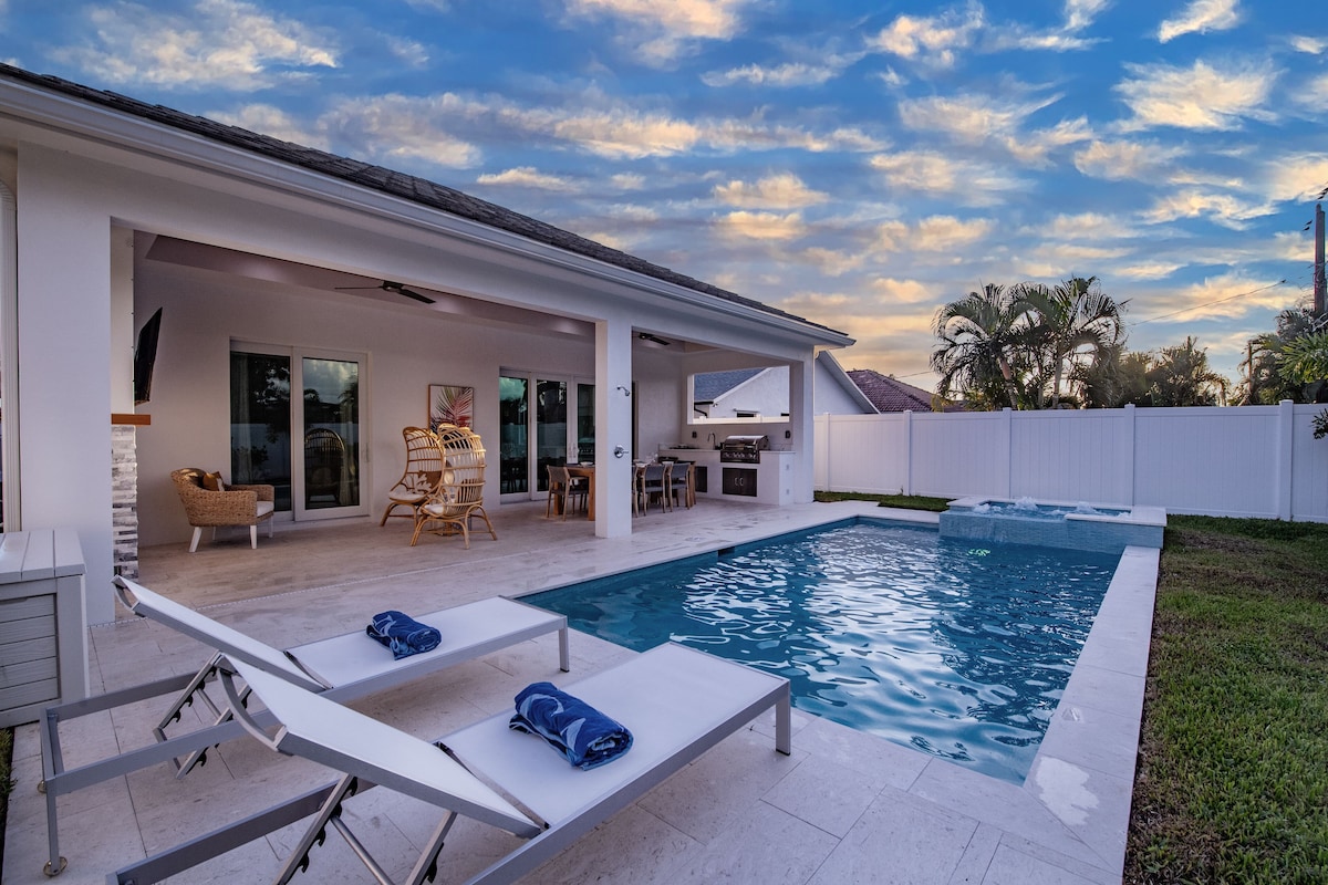 Photo 3 of Coastal Modern 4-Bed Home with Pool & Outdoor Kitchen