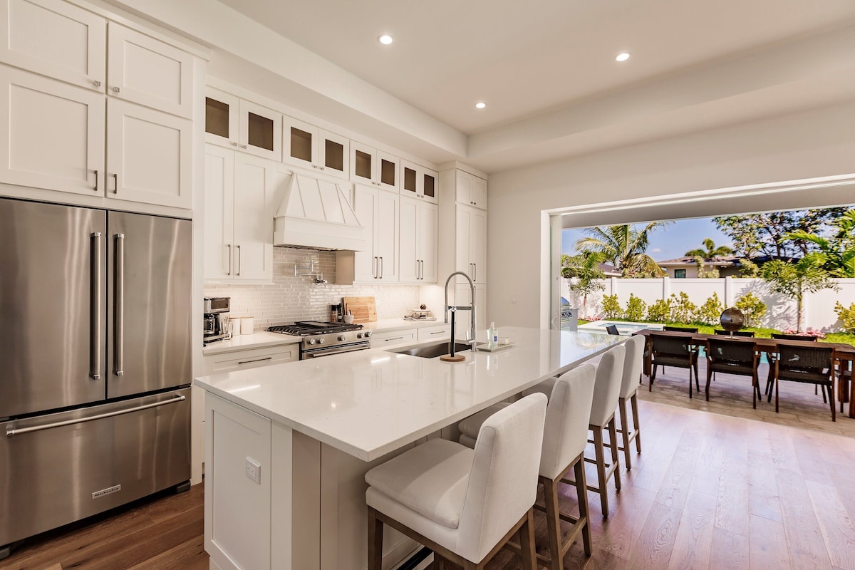 Photo 24 of Coastal Modern 4-Bed Home with Pool & Outdoor Kitchen