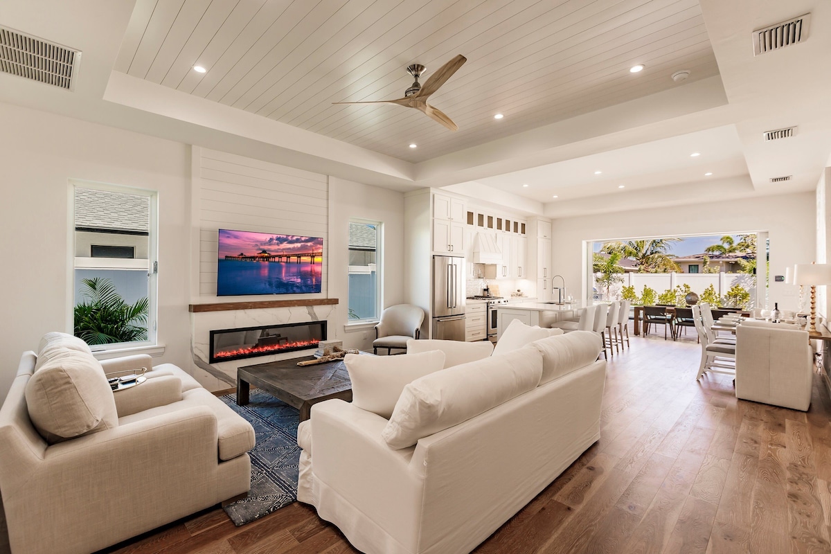 Photo 21 of Coastal Modern 4-Bed Home with Pool & Outdoor Kitchen