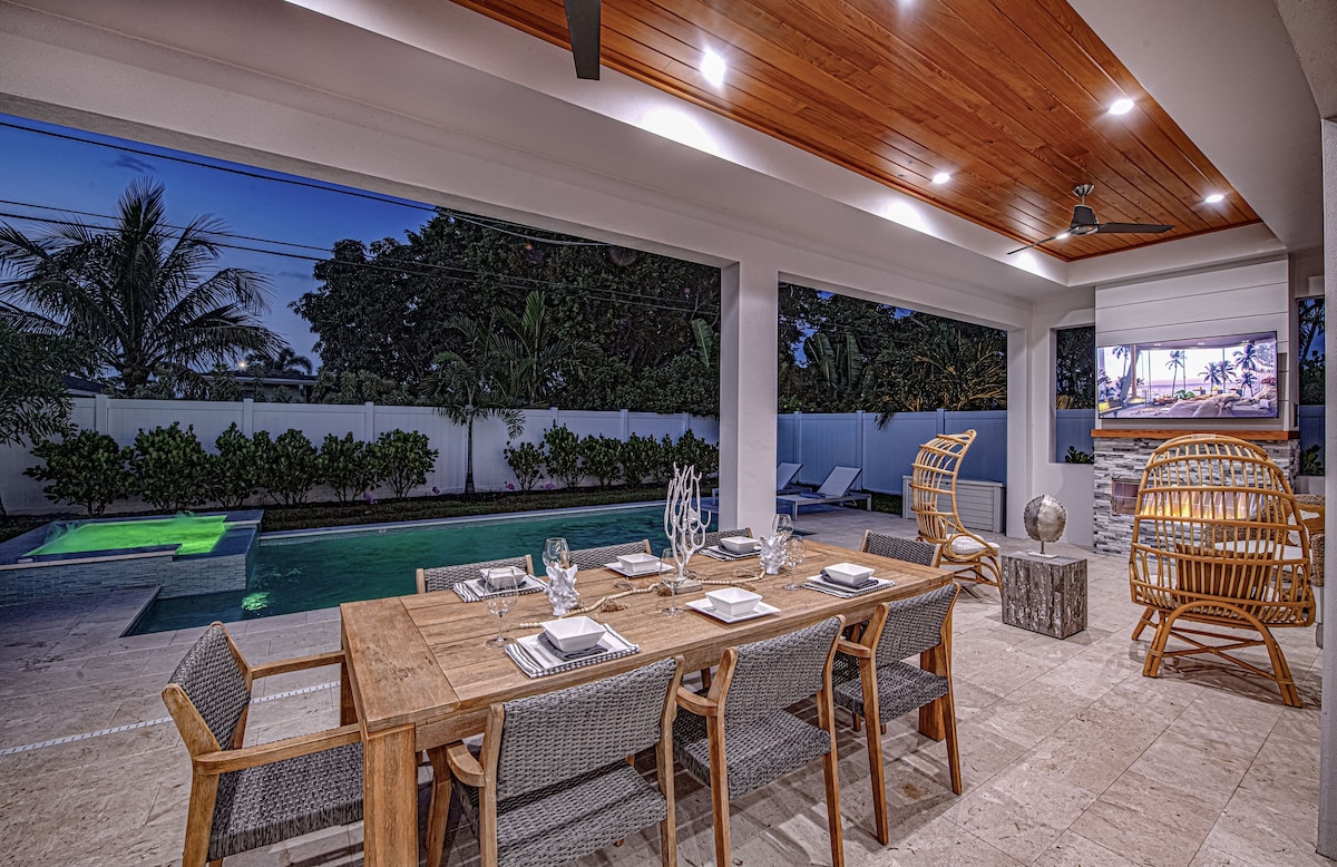 Photo 2 of Coastal Modern 4-Bed Home with Pool & Outdoor Kitchen