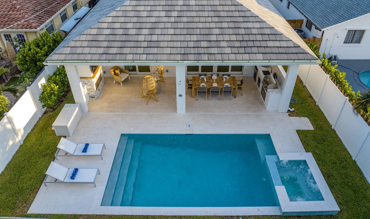 Photo 51 of Coastal Modern 4-Bed Home with Pool & Outdoor Kitchen
