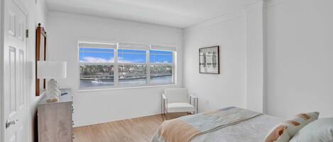 1 bedroom, iron/ironing board, travel crib, WiFi
