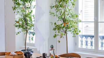 Appartement, en-suite badkamer | Dineren