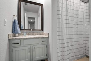 Shower, hair dryer