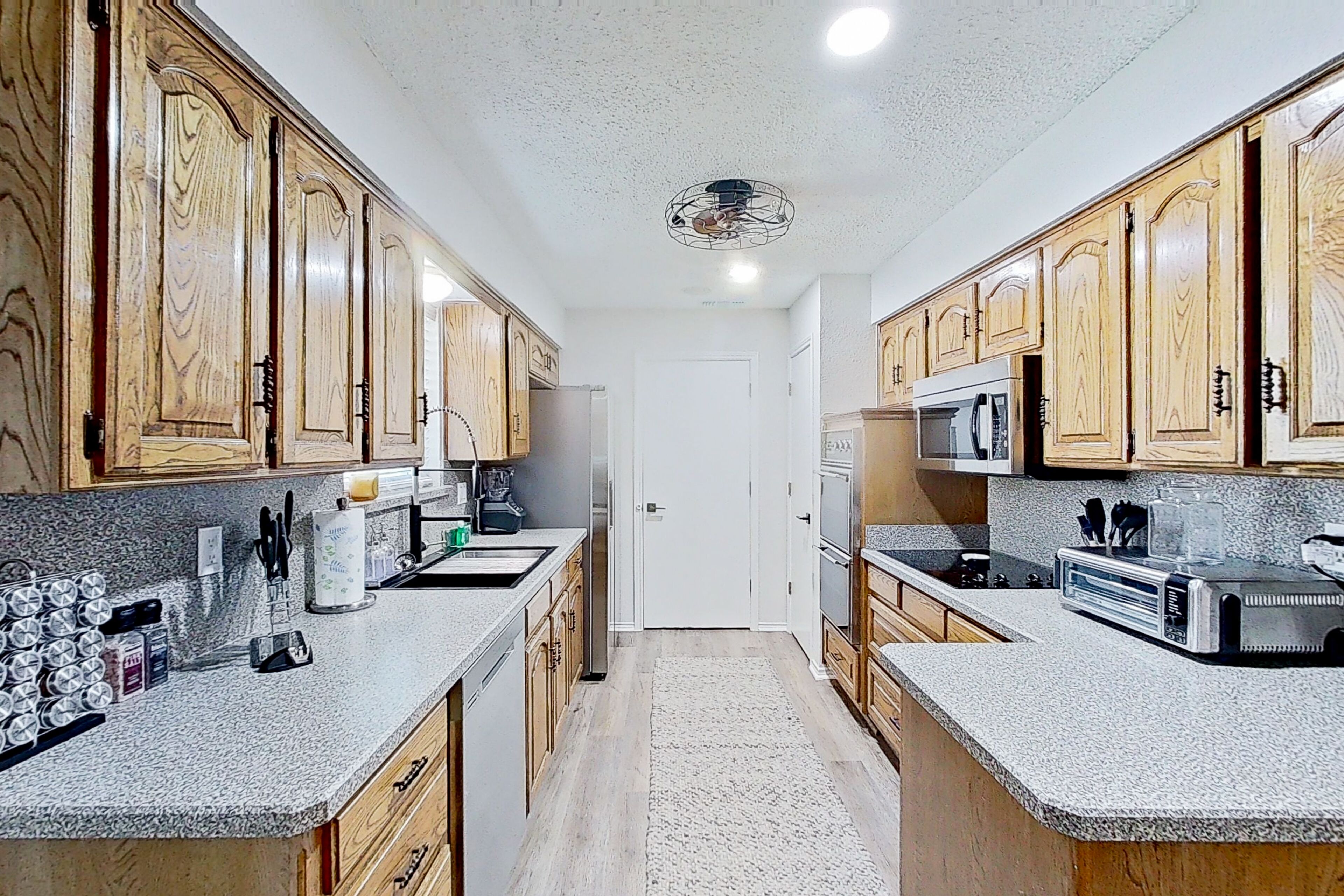 Dog-friendly home with fenced yard, deck, & W/D - great location