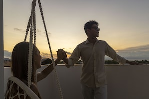 Terrace/patio - Galapagos Planet Hotel (Puerto Baquerizo Moreno)